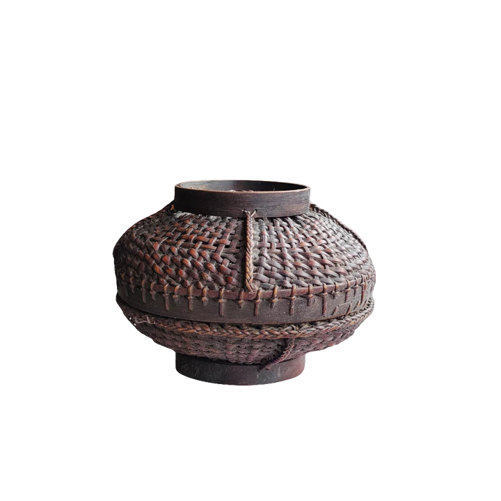 Ifugao, Philippine Bamboo Rattan Box / Bowls