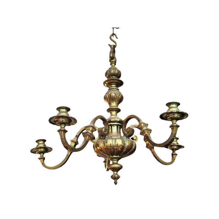 Five Branch Dutch Chandelier