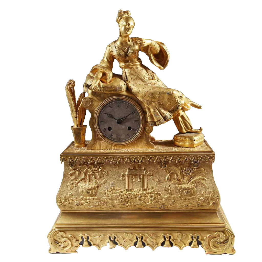 A Gilt Bronze Ottoman Mantle Clock