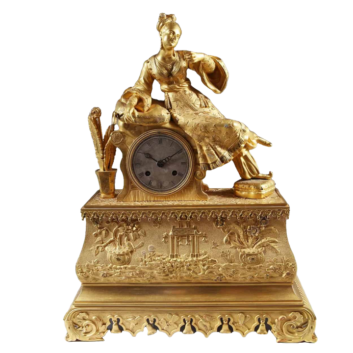 A Gilt Bronze Ottoman Mantle Clock