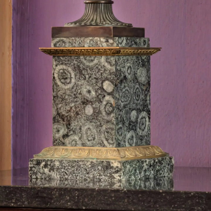 Pair of Bronze and Napoleonite Medici / Borghese Vases