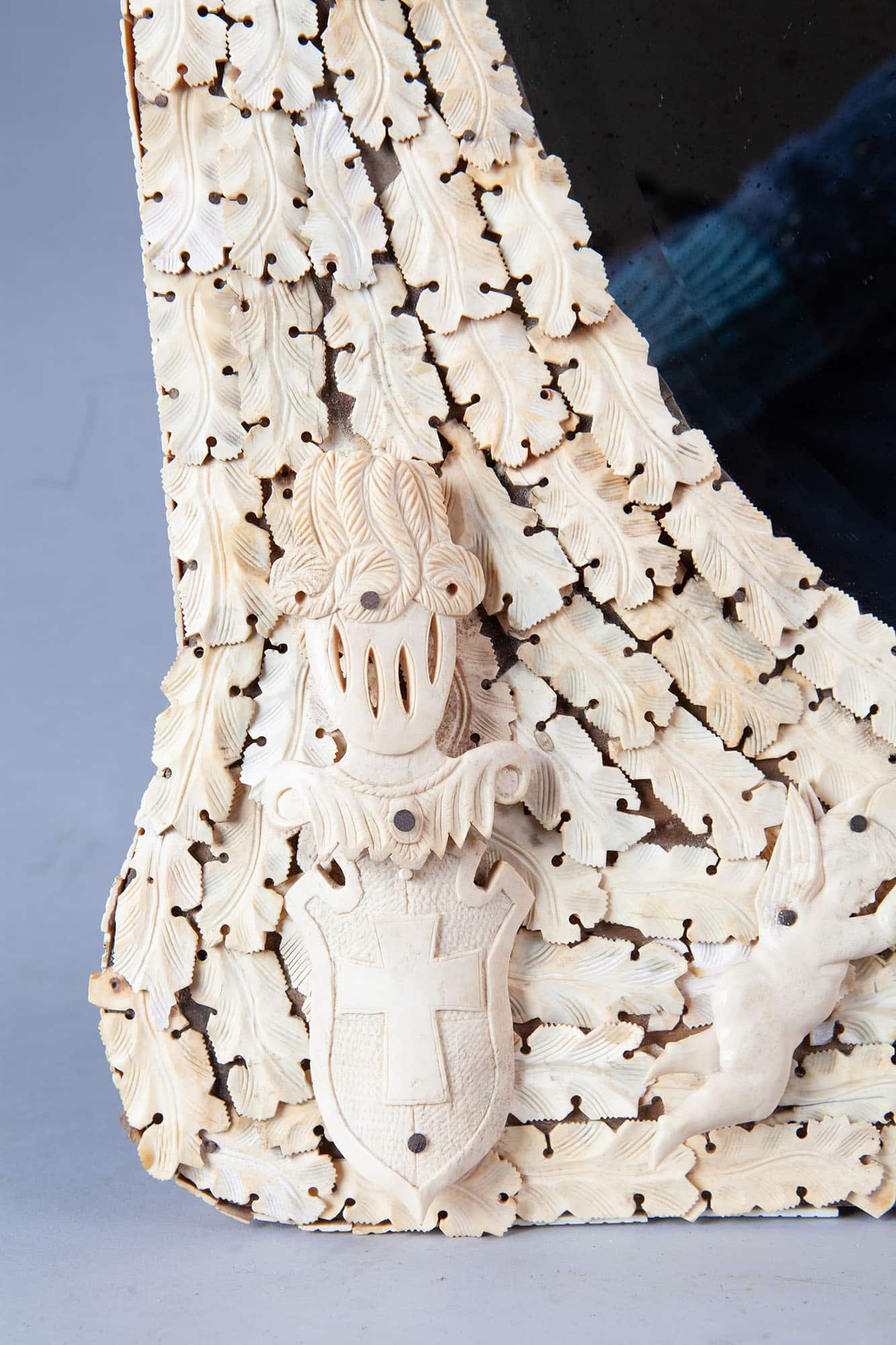 Dieppe Bone Mirror - A Remarkable Discovery | Nicholas Wells Antiques