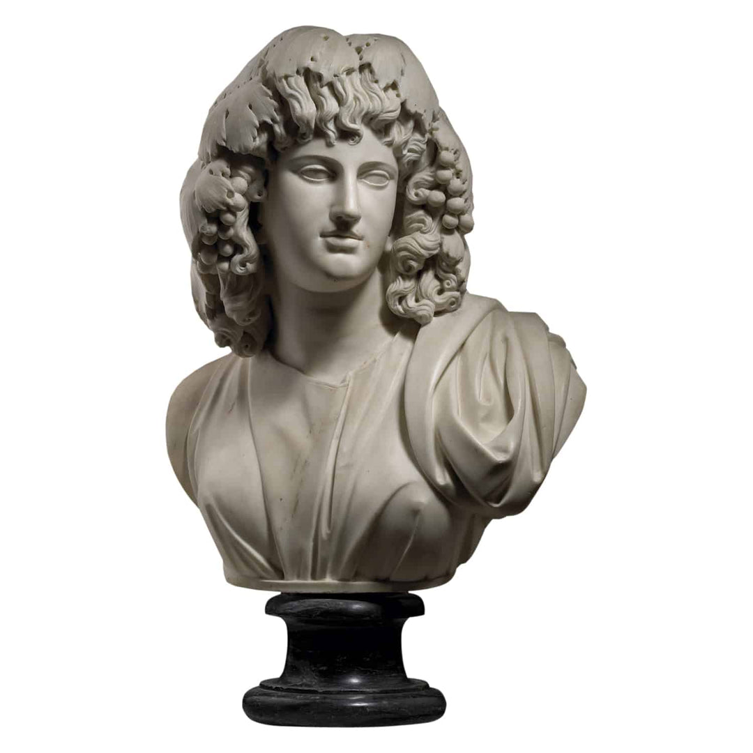 18th Century Marble Bust of Melpomene - Muse of Tragedy