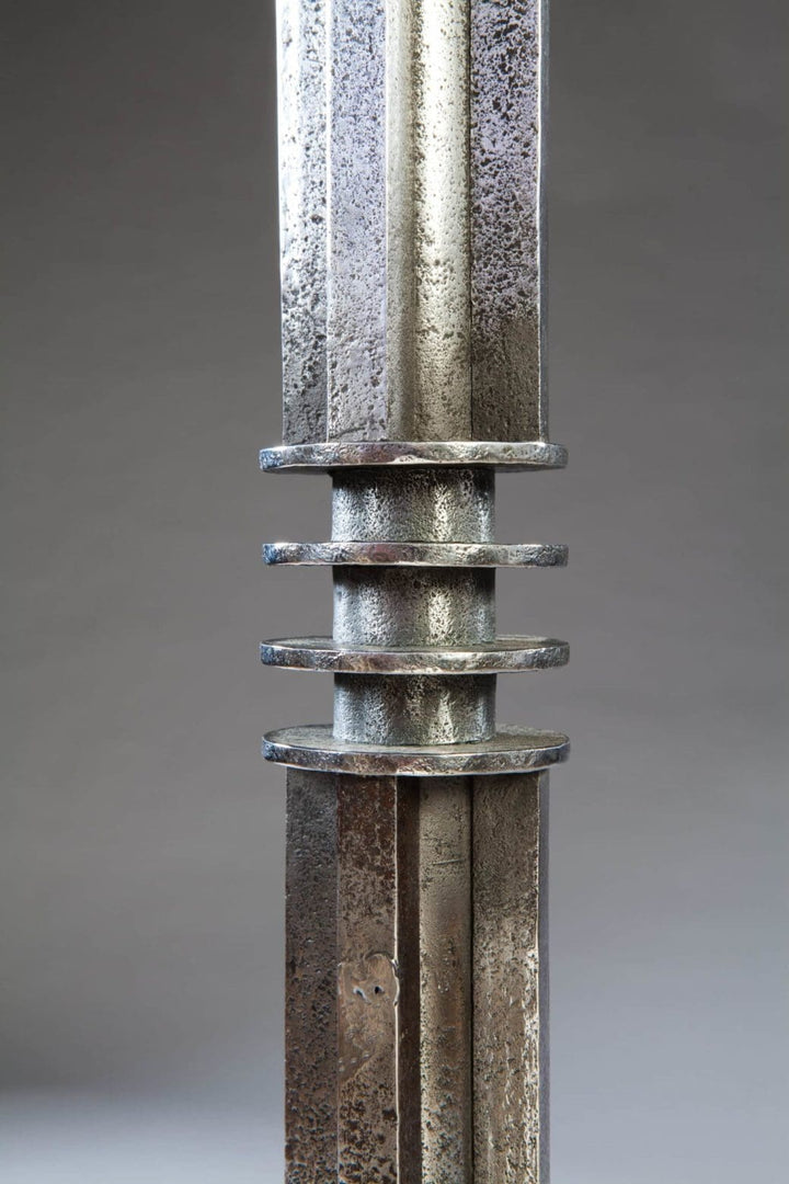 Steel Lampstand Attributed To Gilbert Poillerat