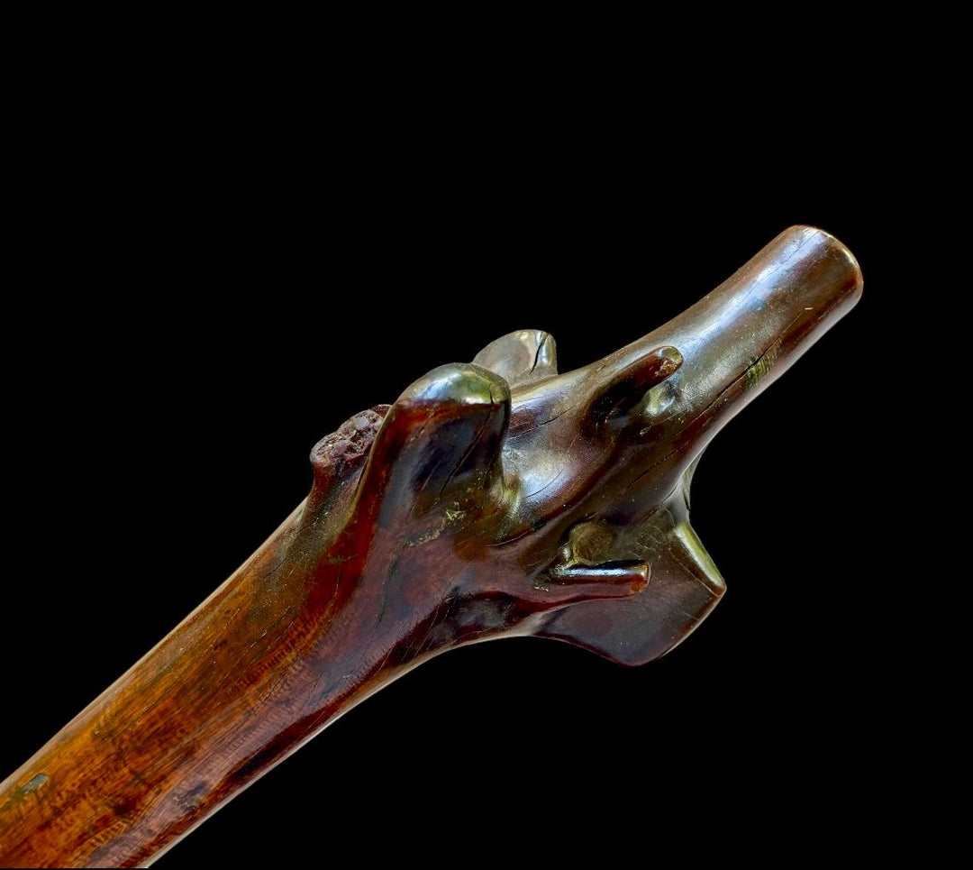 An Impressive 19th-Century Fijian Rootstock War Club