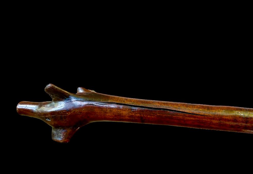 An Impressive 19th-Century Fijian Rootstock War Club